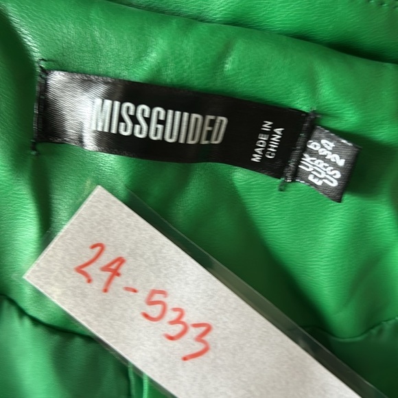 Green Missguided Peacoat - Picture 6 of 6